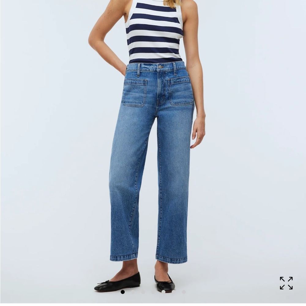 Madewell - Emmett Wide-Leg Full Length Jean: Patch Pocket - never worn